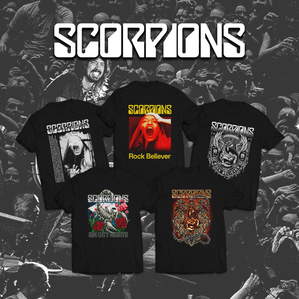 Kaos Band / T-Shirt Scorpions Series / DTG Kornit