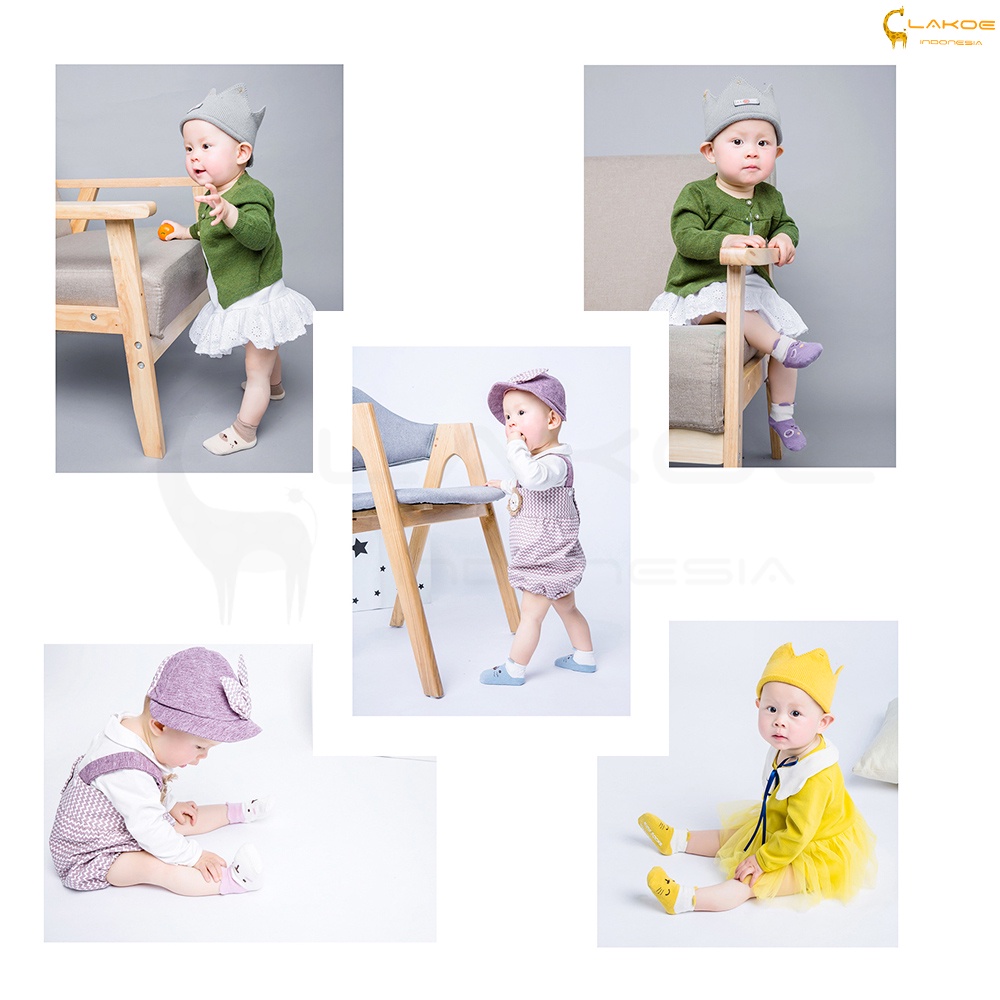 LAKOE Kaus kaki  bayi vanti selip / kaos kaki anak kartun yang lucu 0-3 Tahun