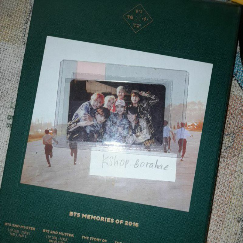 ( RARE ) DVD BTS MEMORIES 2016 FULLSET PC FIRE