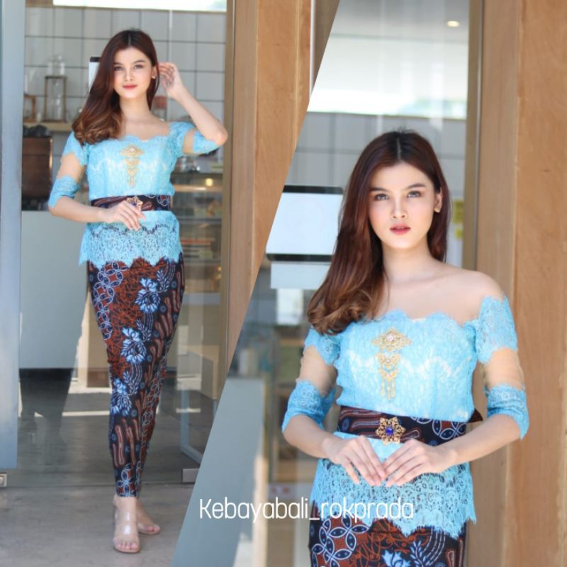 kebaya sabrina modifikasi free daleman!!