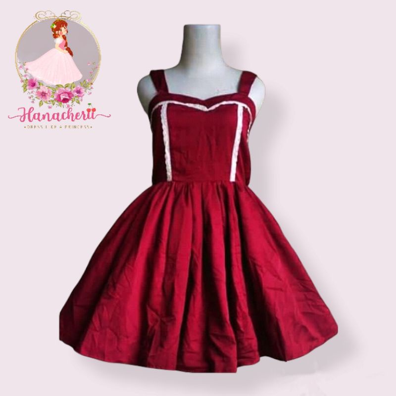 Dress Jsk Maroon
