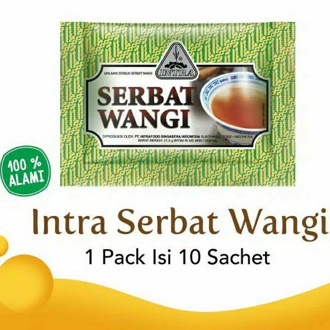 

INTRA SERBAT WANGI (1 Renceng 10 Sachet)