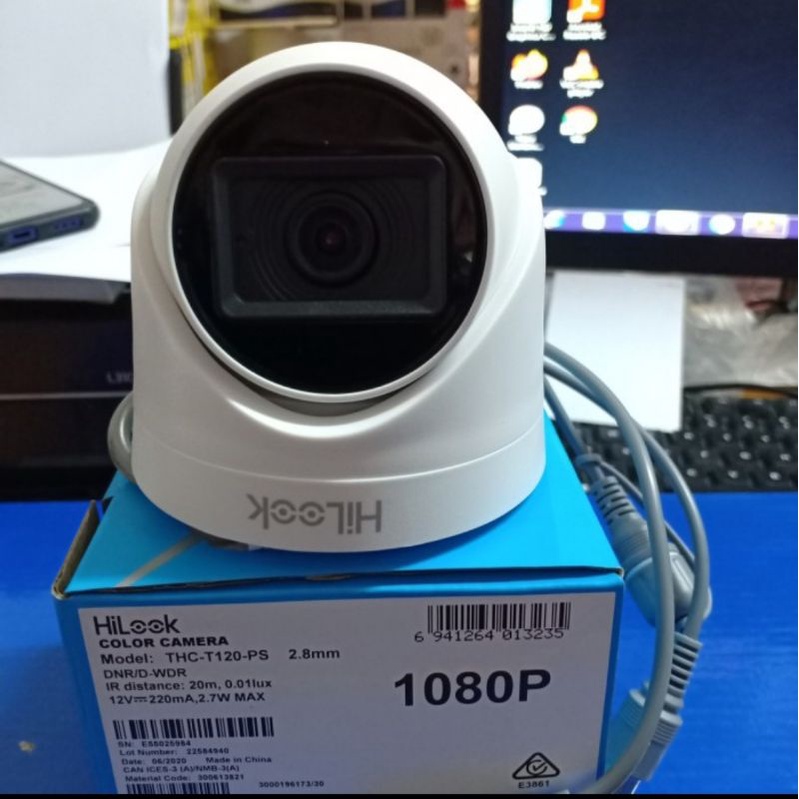 Camera Indoor Hilook 2MP THC-T120-PS Built in Mic Audio