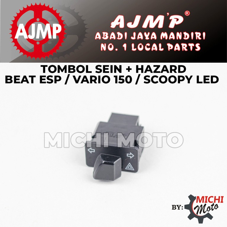 Tombol Saklar Sein Sen Hazard Honda Beat ESP Vario 150 Scoopy LED