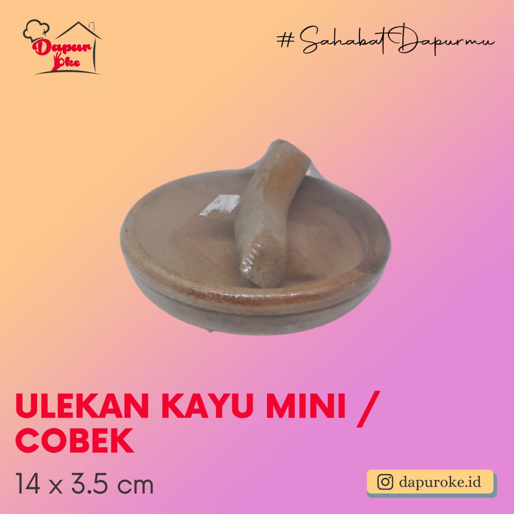 Distributor Ulekan Kayu Mini / Cobek / Tempat Sambal 8VRlpTDRWqzk