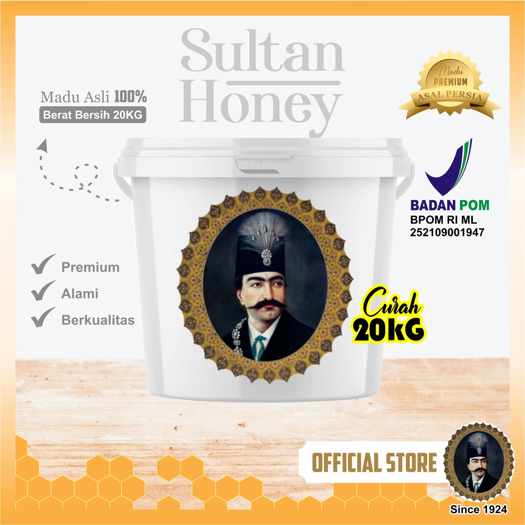 

Sultan - Madu Curah 20 kg / Madu Original Iran / Madu Kawasan Dingin Gunung Sabalan Iran