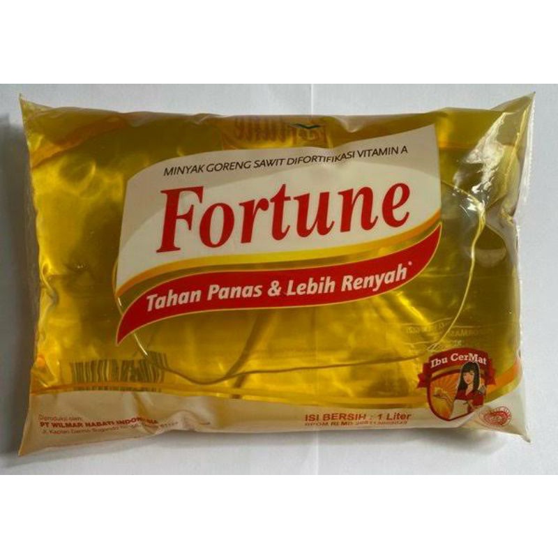 

Minyak Goreng Fortune 1L kemasan bantal (ready stok)
