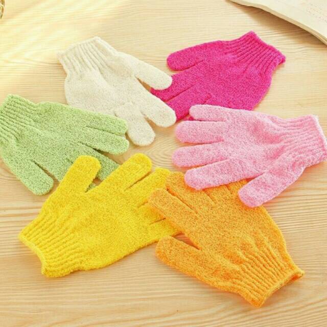 Exfoliating Gloves - Scrub Gloves - Sarung Tangan Exfoliator