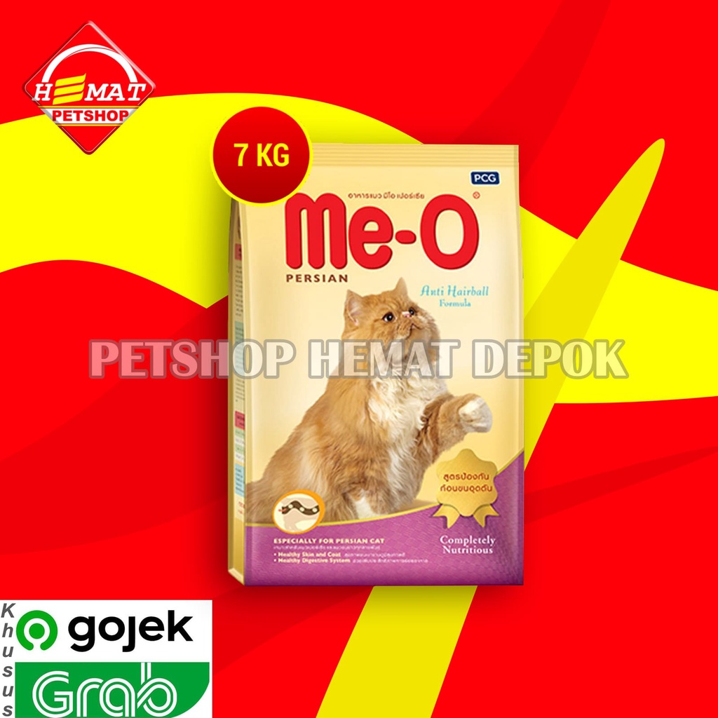 [GOSEND] cat food Meo Persian Anti Hairball 7 Kg Makanan kucing persia 7kg