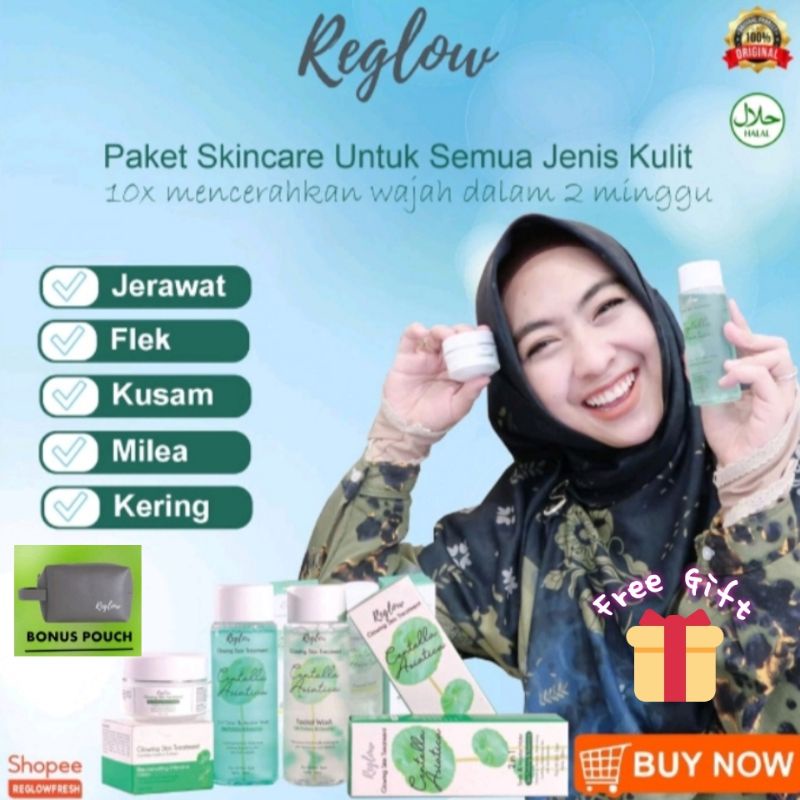 REGLOW SKINCARE By dr. Shindy Putri ||PENGHILANG BEKAS JERAWAT &amp; FLEK HITAM || 100% BPOM &amp; MUI || Free Gift