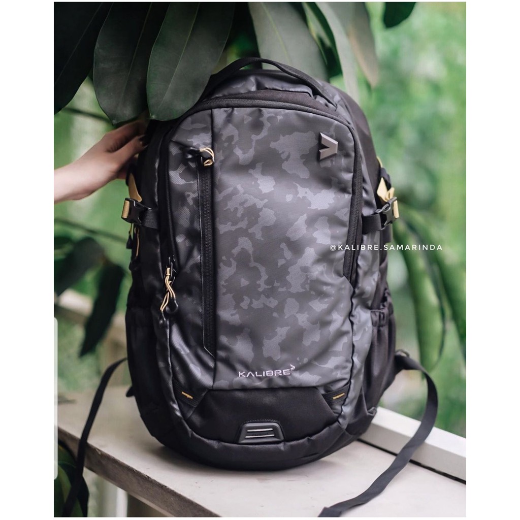KALIBRE BACKPACK TAS PUNGGUNG INTEGRAD 911522046 BLACK GREY ORIGINAL BERGARANSI