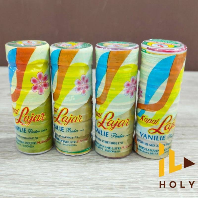 

HARGA GROSIR!! Vanili bubuk isi 6/pak cap layar