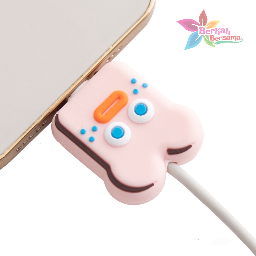 food Cable Bite Pelindung Ujung Kabel Cable Saver Cable Protector karakter makanan BB6352