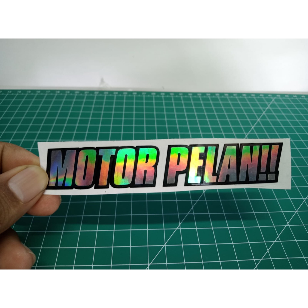CUTTING STICKER MOTOR PELAN