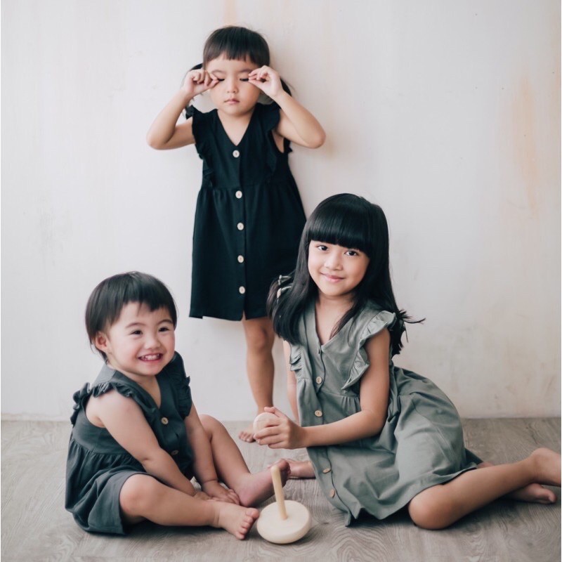 LITTLEMYTRI BOHOBABY BOHOPANNA FEBE DRESS 3 DRESS BAYI PERMPUAN DRESS ANAK PEREMPUAN DRES ANAK BAYI-5