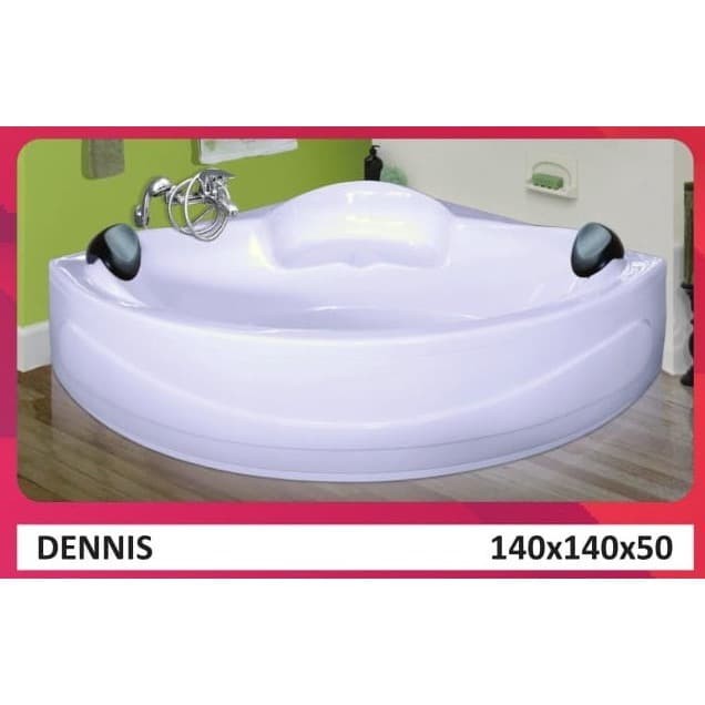 BATHTUB CORNER ZENTIRO / BATHTUB KAMAR MANDI DENNIS PAKET WHIRLPOOL