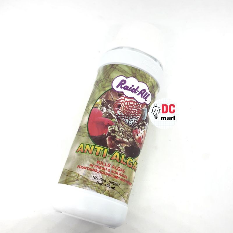 Raid All ANTI ALGA 100mL / Obat Penghilang Lumut Aquarium