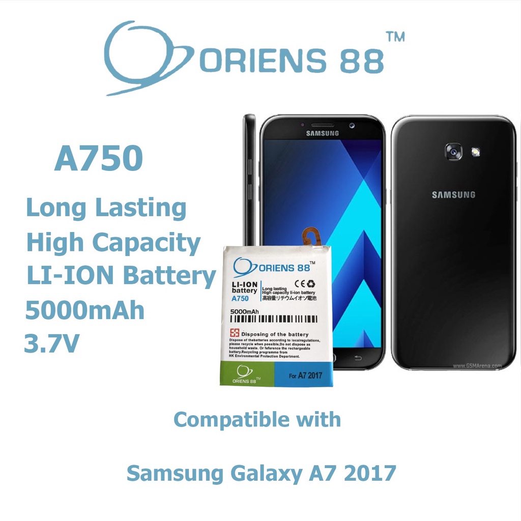 Battery Baterai Baterai Double Power/IC OR88 Samsung A7 2018 A750