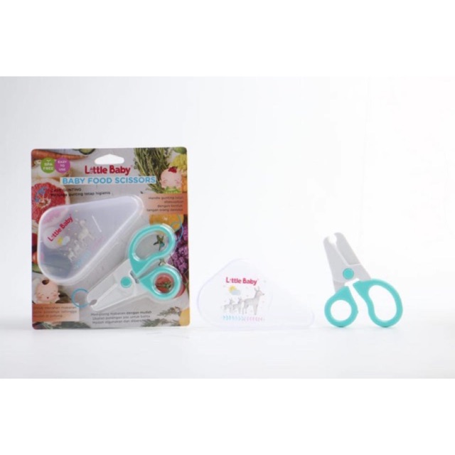 LITTLE BABY FOOD SCISSORS - GUNTING MAKANAN BAYI