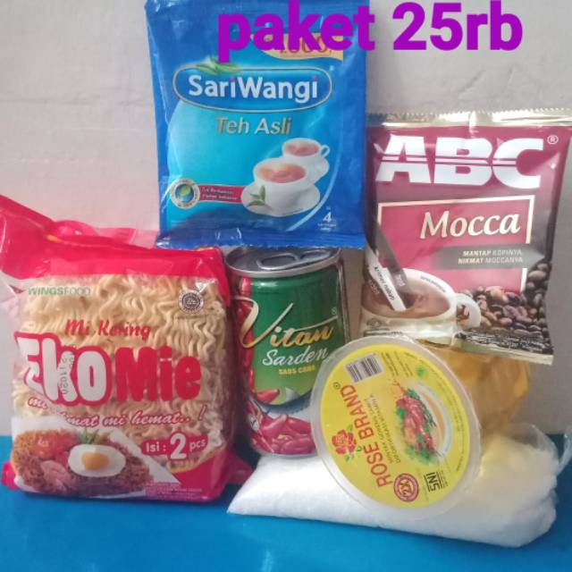 

paket sembako murah 25ribuan