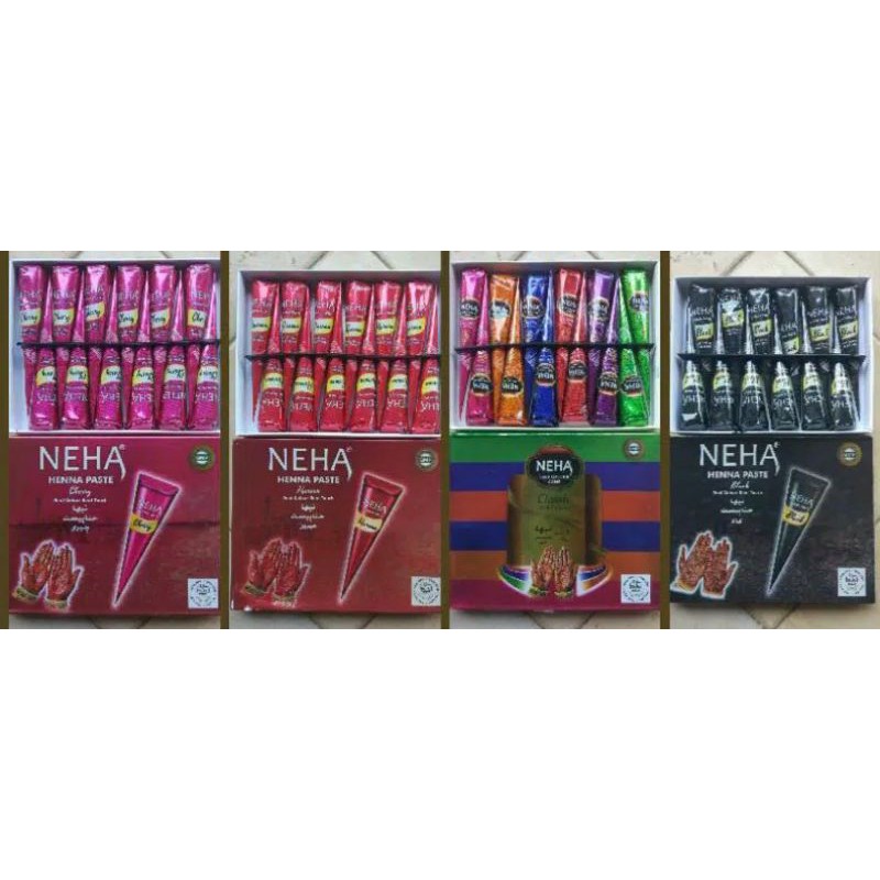 Henna Paste Neha asli BPOM (1 lusin)