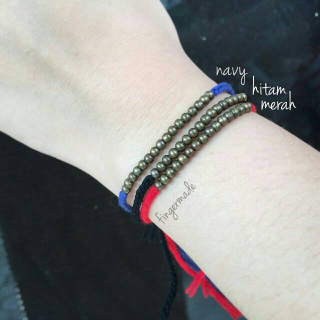 GELANG KEPANG LADA - gelang tangan / kaki - gelang kepang kecil handmade