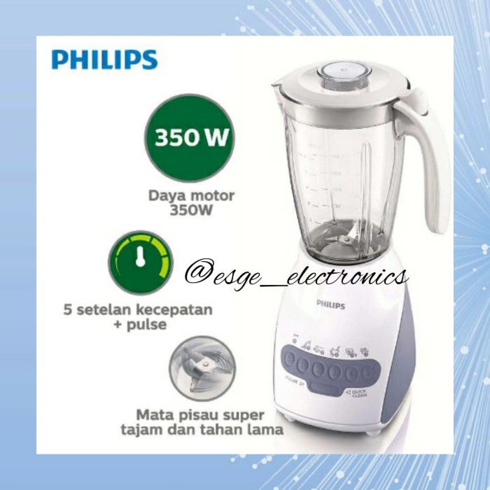 PROMO ORIGINAL SET BLENDER PHILIPS HR 2115 BLENDER PHILIPS PLASTIK SET BLENDER PHILIPS PLASTIK