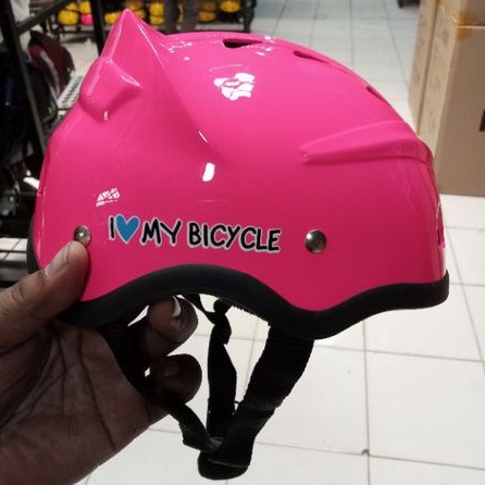 Helm Sepeda anak Cowo Cewe usia 3 sampai 12 tahun Murah GHM Solid SNI