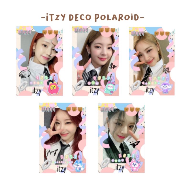 Photocard / Polaroid Deco Itzy Kpop Aesthetic