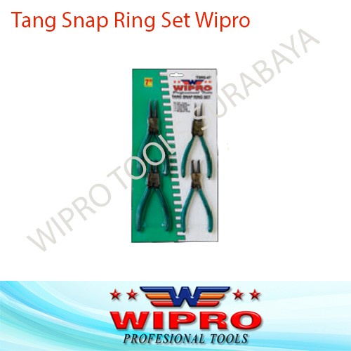 Tang Snap Ring Set 4 Pcs Size 7 Inch Wipro TSRS47