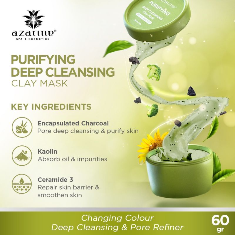 AZARINE Purifying Deep Cleansing Clay Mask 60g