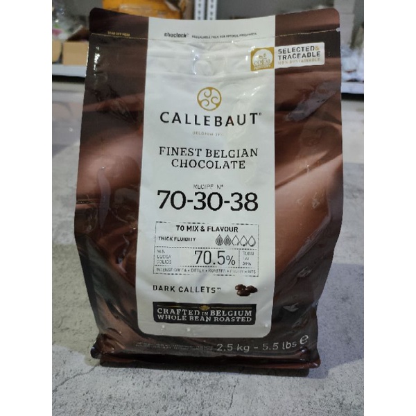 CALLEBAUT 70-30-38 DARK CHOCOLATE 70% - 100 Gr