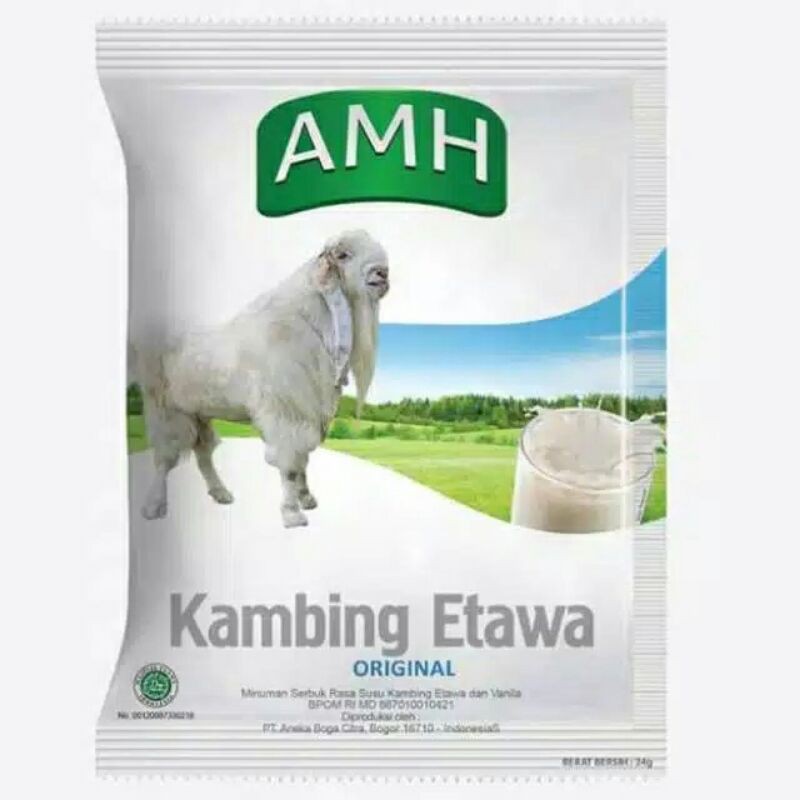 

Susu Kambing Ettawa AMH Rasa Original Fullcream Isi 10 Sachet Tanpa Box
