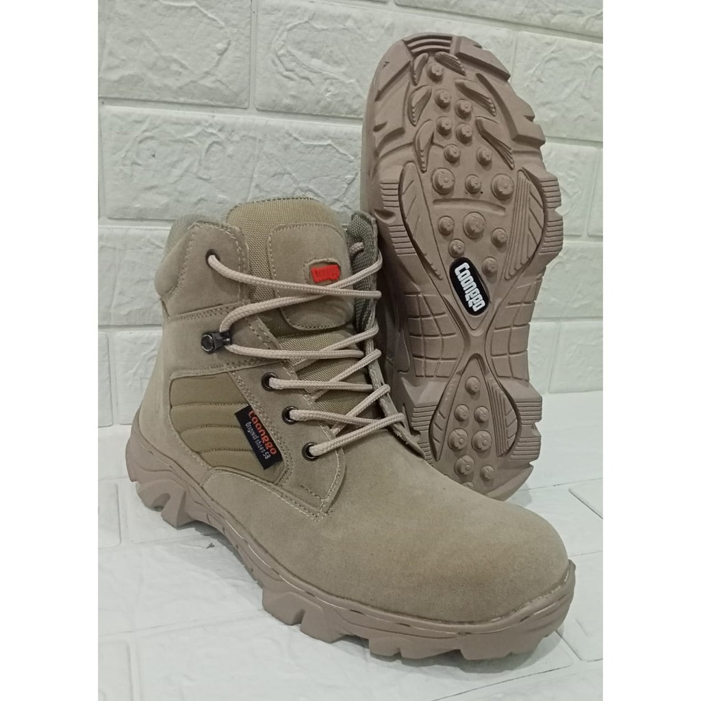 Sepatu boots safety pria/wanita tactical CAANGGO tinggi 6inci