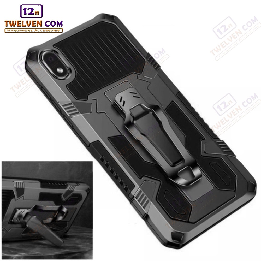 Case Shockproof Xiaomi Redmi 7a Armor Hardcase Stand Clip