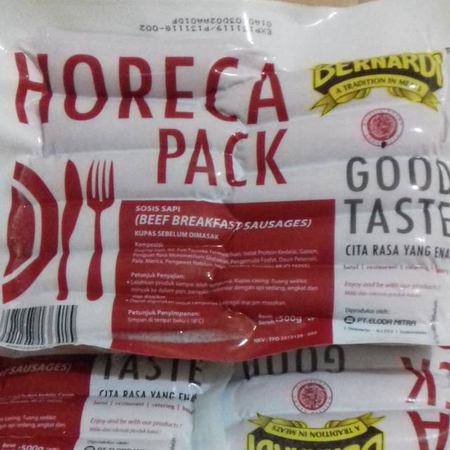 

PROMO Sosis horeka dari bernadi 500gr