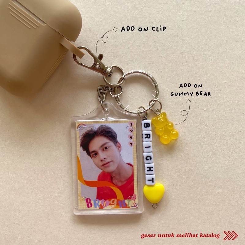 [READY] Thai Actor Acrylic Keychain Candy Keyring / Gantungan Kunci Akrilik Ganci Aktor Thailand BRIGHTWIN OHMNANON MILEAPO MEWGULF