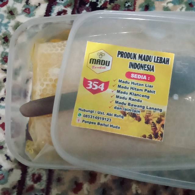 

madu sarang barokah 354, lezat nikmat lumer di mulut