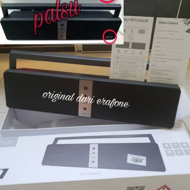 ORIGINAL istage X1 Hi-Fi Speaker Bcare hadiah dari Erafone Baru Murah