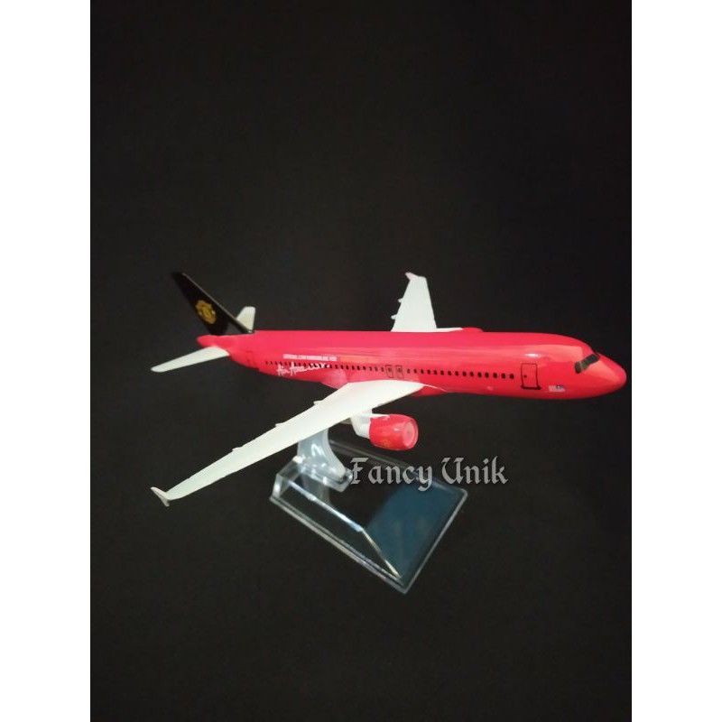 Diecast Miniatur Pesawat Airasia MU