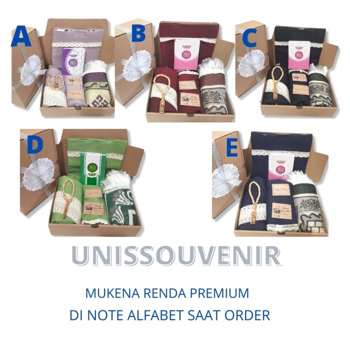 

Hampers Box AL QUR'AN dan Mukena Lengkap Souvenir/Wedding/Gift - Renda Premium, Non Terjemahan