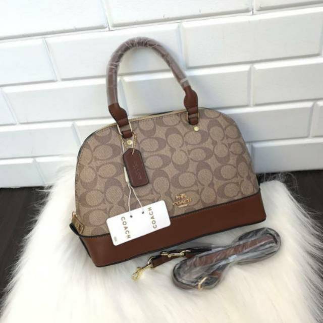 Coach Alma Sierra Mini Handbag + Tali Selempang