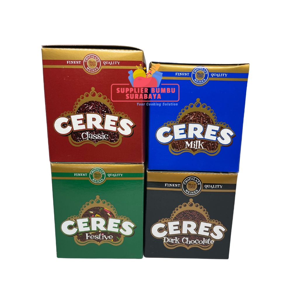 Meses Ceres Coklat Milk Classic Festive Dark Chocolate 90g