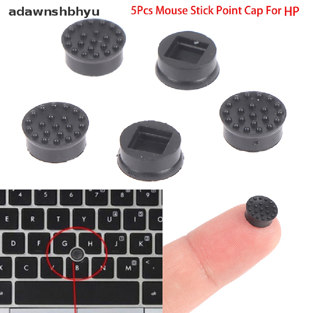 Adawnshbhyu 5Pcs Keyboard Laptop Trackpoint Pointer Mouse Stick Point Caps Untuk HP Laptop