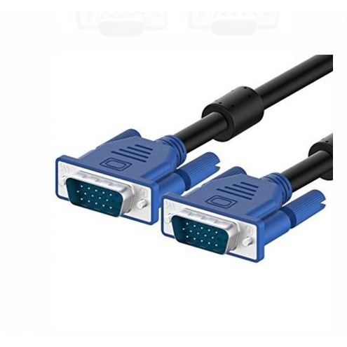 Kabel vga NB 20 meter male-male standard 720p Hd for monitor projector tv - Cable vga 15 pin 20m for pc laptop