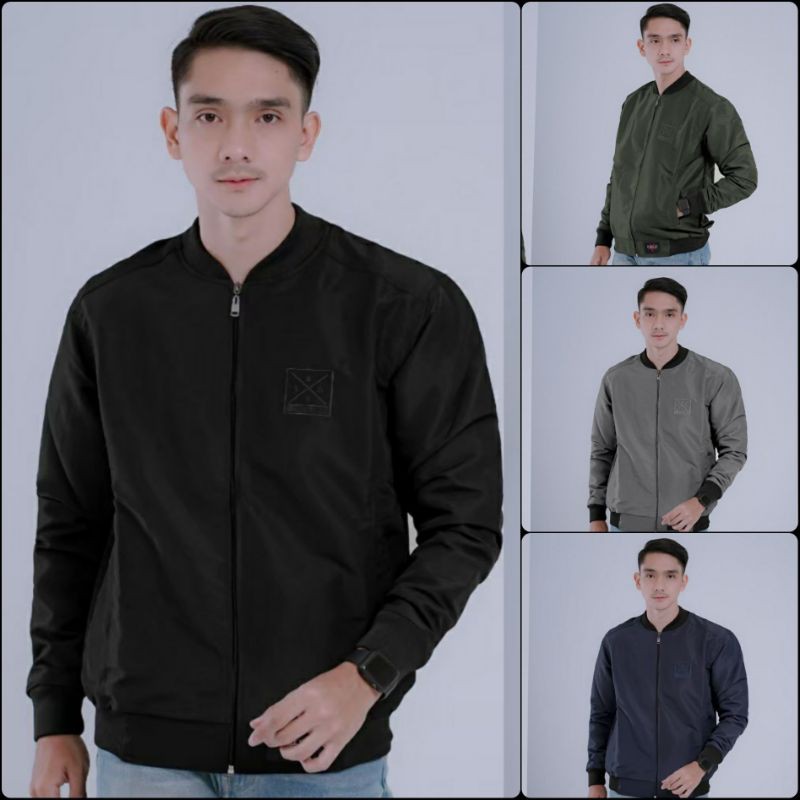 Jual Rebel ID Original Teyto Bomber Jacket Casual Cowok Jaket Parasut ...