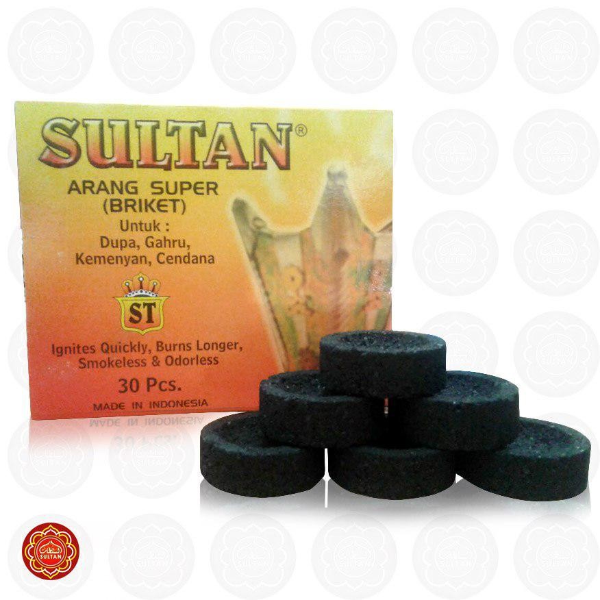 HS ARANG SUPER SULTAN Briket Bakar Dupa Gahru Kemenyan Cendana Bukhur