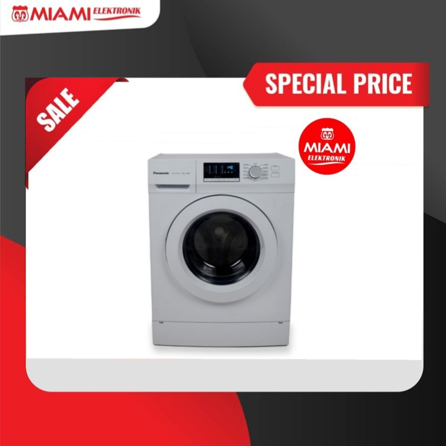 Front Loading Panasonic 7KG NA127XB1WNE / Mesin Cuci Panasonic NA127