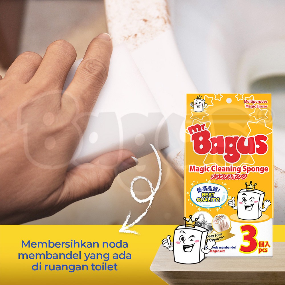 Mr. Bagus Magic Sponge (Spon Ajaib) 3pc W-22342