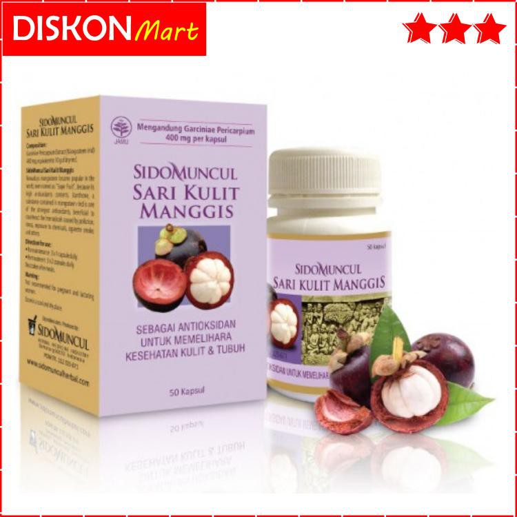 50 Kapsul Sari Kulit Manggis Sidomuncul Untuk Kesehatan Kulit Hingga Obat Herbal Tumor Kanker Shopee Indonesia